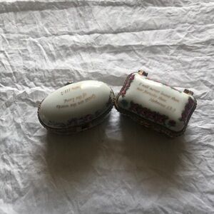 Decorative Porcelain Trinket Boxes